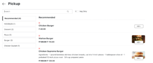 Include a search bar in your restaurant digital menu