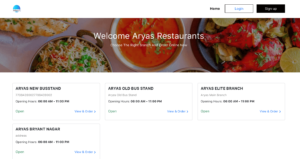 digital menu for restaurants